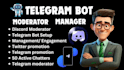 do telegram community manager for crypto website, discord moderator