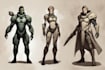 draw fantasy scifi custom characters and concept