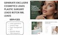 plastic surgery website cosmetic surgery website botox bbl cosmetics lead funnel