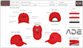 design a custom cap and hat tech pack