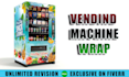 create unique and creative vending machine  creative vending atm machine wrap