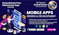 do mobile app development android and ios app using flutter