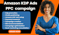 setup or manage amazon KDP ads PPC campaign for your book