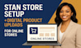 setup stan store design your stan store and upload digital products for creators