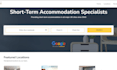 design hotel booking short term apartment airbnb rental accommodation website
