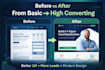 design or redesign a wordpress website and landing page