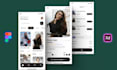 do budget friendly website ui ux design figma mobile app ui ux website redesign