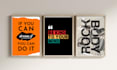 design eye catching typography posters for your brand