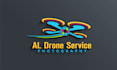 do modern drone photography camera vintage 3d logo design