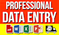 do ms word excel power data entry, PDF to excel