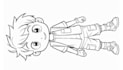 make 50 pages anime colouring book pages