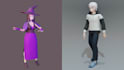 make a 3d anime character model