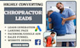 generate converting chiropractic leads doctor landing page chiropractor website