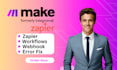 made com make com integromat zapier make com automation zapier automation airtab