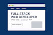 do website development as full stack developer PHP laravel developer react