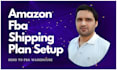 setup amazon fba shipping plan with fnsku, carton labels