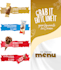 design modern menu, flyer and print marketing