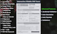 create fillable PDF form develop interactive form design pdf service
