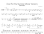 create a drum chart PDF transcription