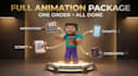 create professional minecraft animation