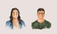 draw anything with watercolor illustration style