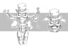 draw a custom character sketch or oc illustration