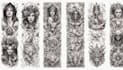 create attractive realism and full sleeve tattoo designs