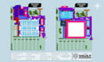 redesign 2d drawings and floor, site, plot, real estate plans into a vector map