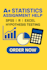 do statistics assignments, data analysis, spss, r, excel, and hypothesis