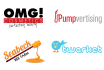 create four original vector company logo
