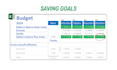 create your custom budget and savings plan