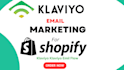 setup shopify klaviyo email marketing campaign mailchimp email marketing