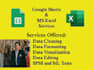 be your data analysis and excel expert
