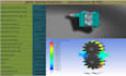 do  cfd simulation on gear pump and wind turbine
