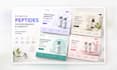 build peptide website, peptide store, research peptide woocommerce website