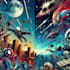 design a comic book cover art