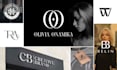 design luxury monogram and initial letters logo