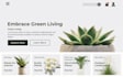 design a professional gardening, landscaping, plants, or farming website