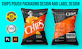 design food packaging design pouch label design