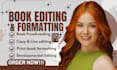 do book editing proofreading copy line editing for memoir romance fiction novel