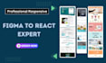 convert figma to react js, PSD to react with tailwind CSS