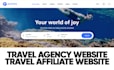 design travel website travel affiliate website vacation website