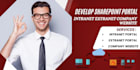 create sharepoint portal, intranet extranet company website, employee website