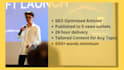 write and publish articles to 5 news sites