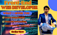 be your front end developer create custom websites nextjs