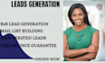 do b2b lead generation, business leads for any industry