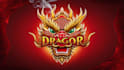custom chinese dragon mask logo design