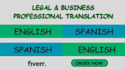 professional english to any language translation services
