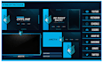 create animated stream overlay alerts and panels for twitch screen