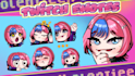 draw twitch emotes, chibi emotes, and animated emotes